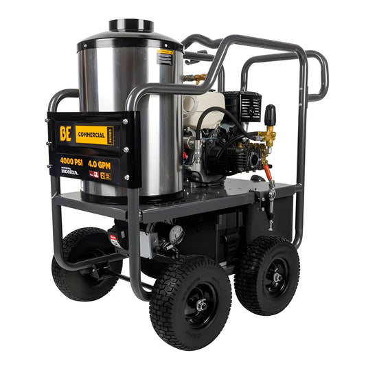 BE Power 2,700 PSI - 3.0 GPM Hot Water Pressure Washer with Vanguard 200 Engine and AR Triplex Pump - PowerGen USA - HW2765VA