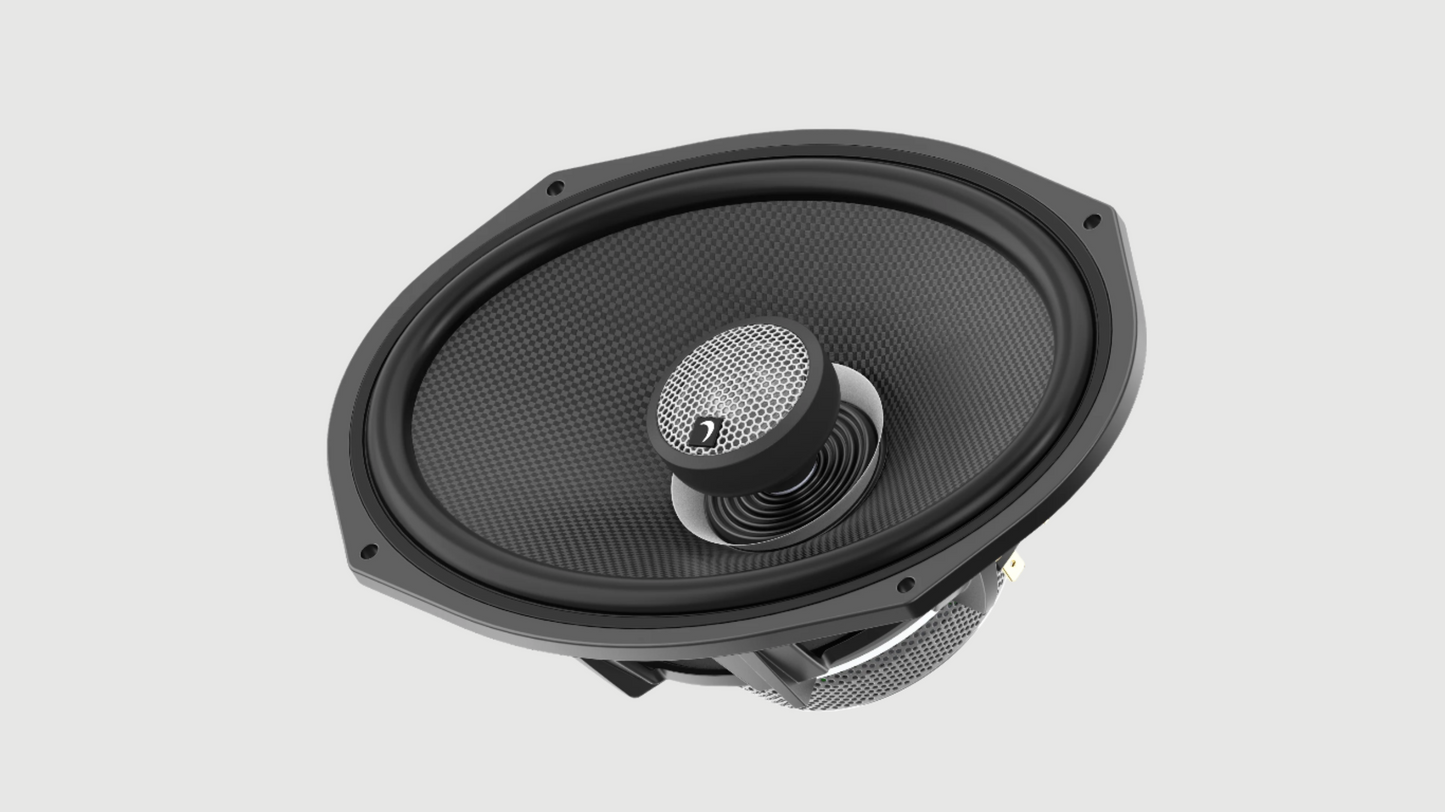 Diamond Audio HXM69F2BK - 6"x9" 2-WAY HIGH OUTPUT MARINE SPEAKER (2Ω) - HXM69F2BK