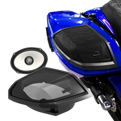 Diamond Audio 2024+ Harley Davidson Cut-In Lid Kit with HXM69F2 Speakers (2Ω) - MSHXM692LK24