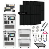 Hysolis Apollo 5K 120V / 240V Solar Kits - 6,000W Solar Power Station + Choose Your Custom Bundle | Complete Solar Kit - HYSOLIS-APOLLO-240-OCTO