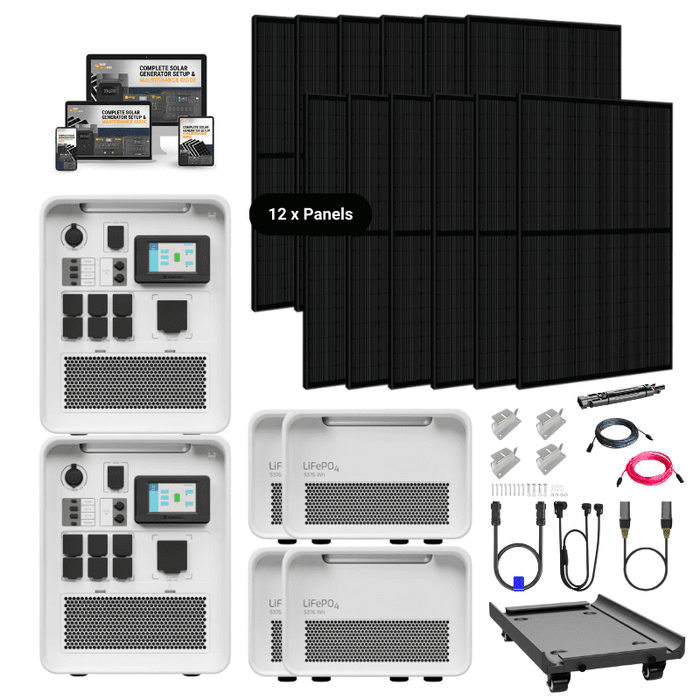 Hysolis Apollo 5K 120V / 240V Solar Kits - 6,000W Solar Power Station + Choose Your Custom Bundle | Complete Solar Kit - HYSOLIS-APOLLO-240-OCTO