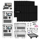 Hysolis Apollo 5K 120V / 240V Solar Kits - 6,000W Solar Power Station + Choose Your Custom Bundle | Complete Solar Kit - HYSOLIS-APOLLO-240-OCTO