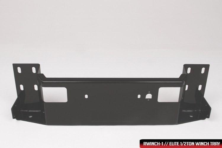 Fab Fours CS16-R3861-1 Chevy Silverado 1500 2016-2018 Black Steel Elite Front Bumper No Guard with Tow Hooks