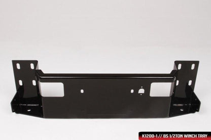 Fab Fours GM07-K2162-1 GMC Sierra 1500 2007-2013 Black Steel Front Bumper Pre-Runner Guard with Tow Hooks