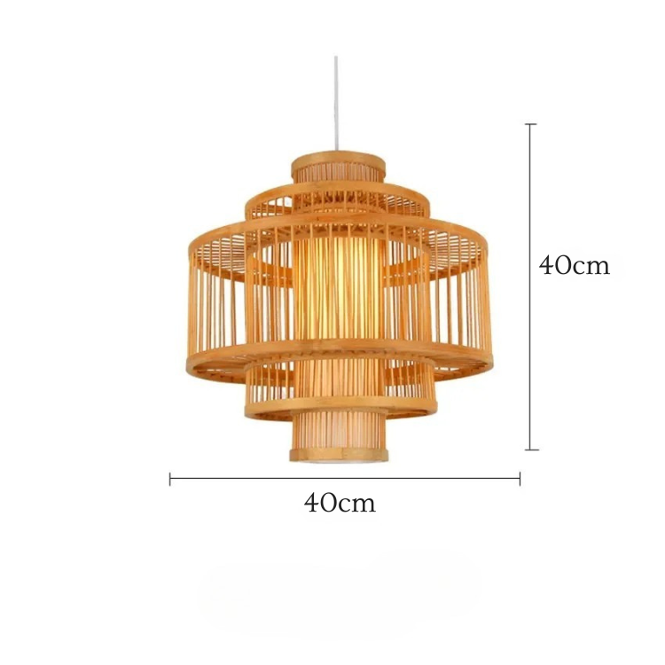Handmade Bamboo Pendant Light - Procure Décor