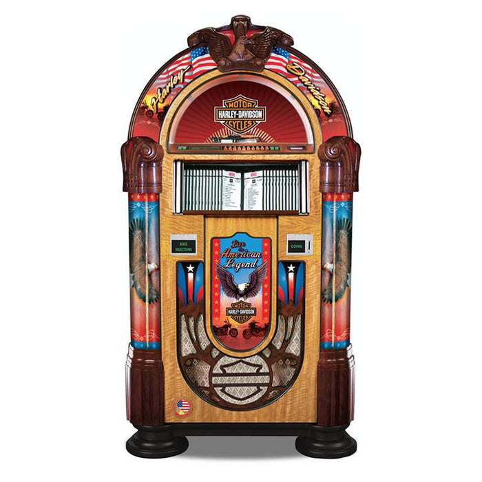 Rock-Ola Bubbler Harley-Davidson CD Jukebox - CD6E-HD