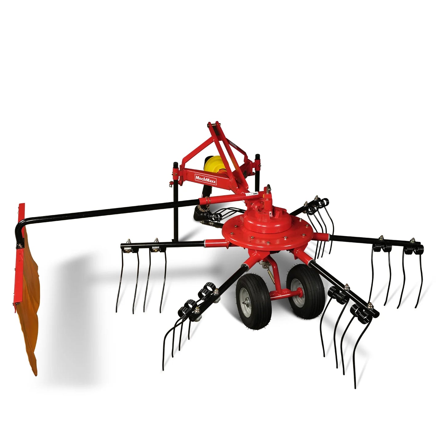 100” Mechmaxx 3-Point Hitch 6 Rotary Pull-Type Hay Rake Tedder , 15-50Hp , HT100