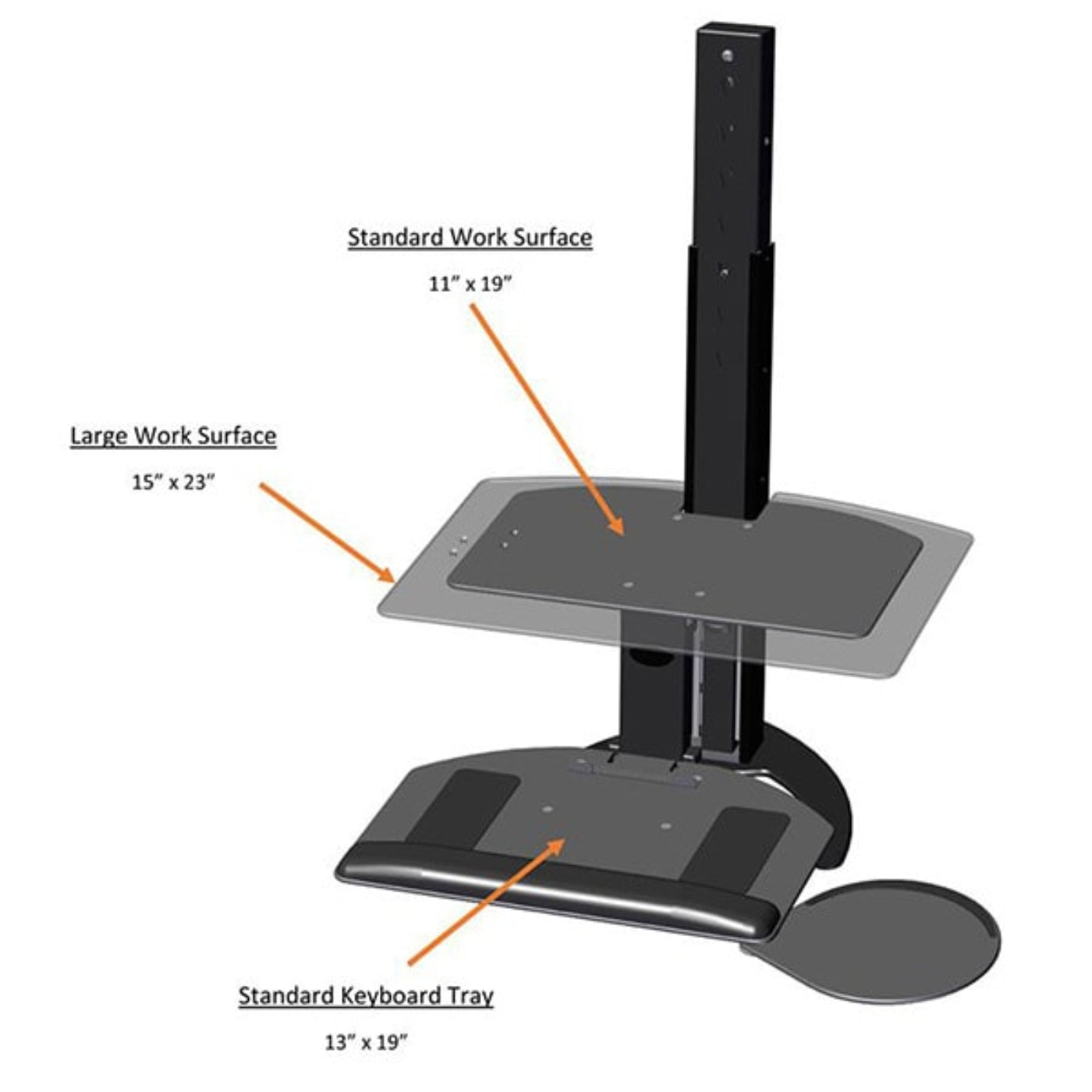 Positive Posture Health Postures Taskmate Go Dual 6351