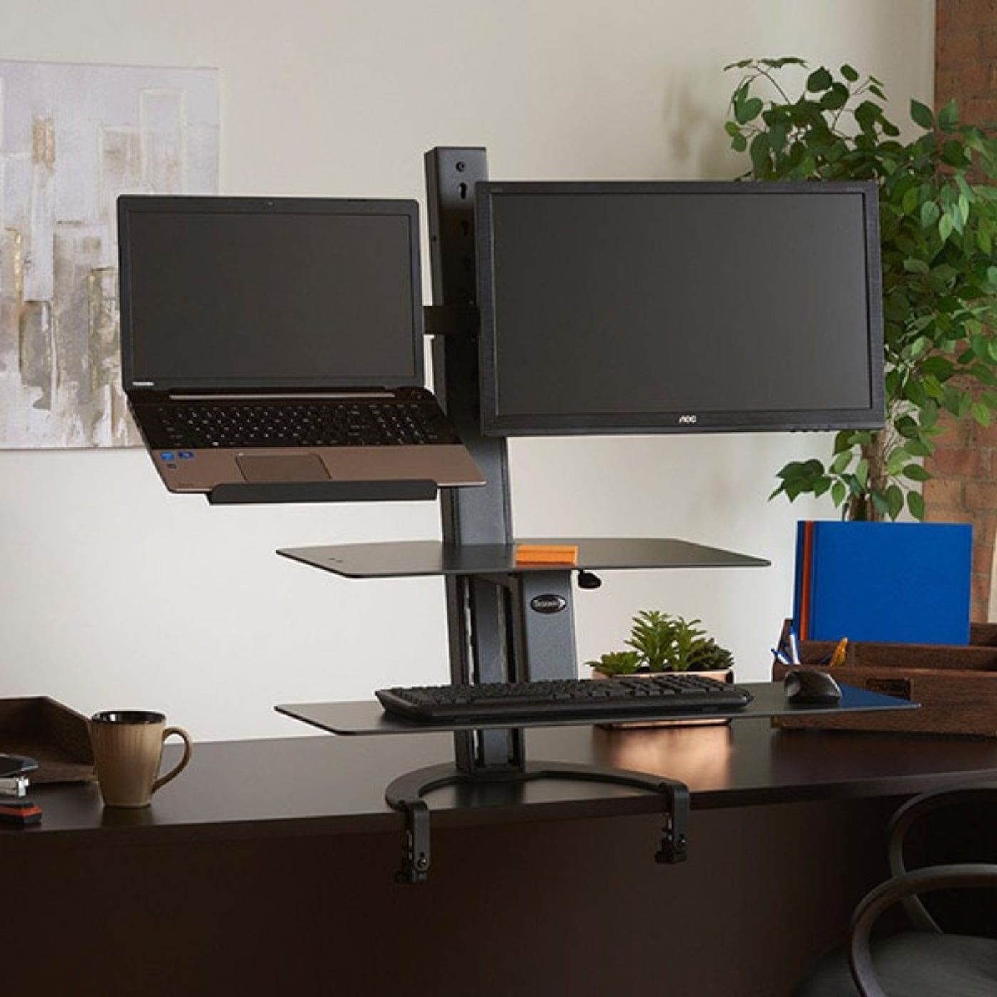 Positive Posture Health Postures Taskmate Go Laptop -  6362