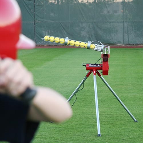Heater Real 12 inch Softball Machine With Ball Feeder Reconditioned - HTR6000SBR