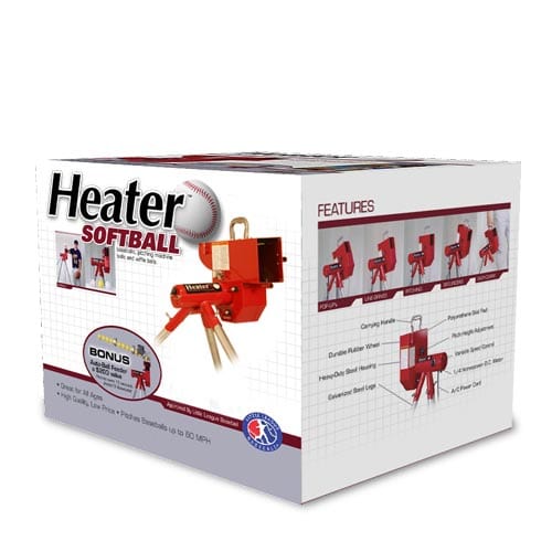 Heater Real 12 inch Softball Machine - No Ball Feeder Reconditioned - HTR6000SBNBF