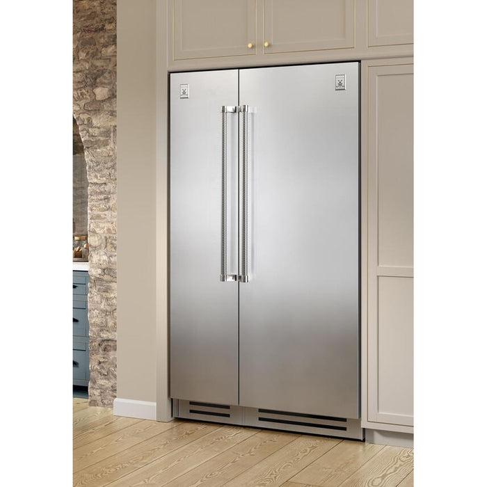 Hestan 18 Inch Freezer Column with Overlay Panel - KFCL18OV