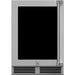 Hestan 24-Inch Outdoor Rated Dual Zone Refrigerator with Glass Door and Wine Storage - GRWGR24-SS