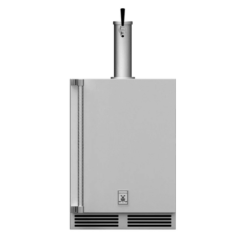 Hestan 24-Inch Outdoor Rated Single Faucet Beer Dispenser - GFDSR241-SS