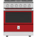 Hestan 30 Inch 4 Burner Dual Fuel Range - KRD304LP