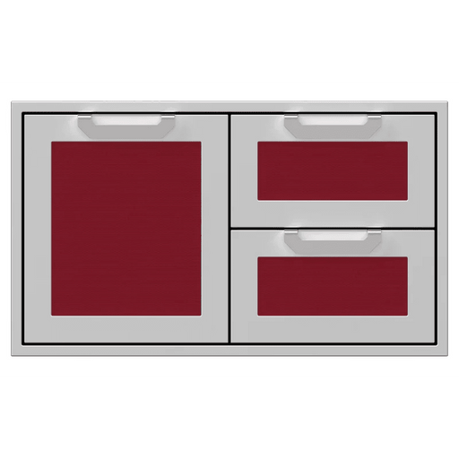 Hestan 36-Inch Double Drawer and Storage Door Combination - AGSDR36-SS