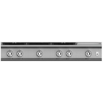 Hestan 36 Inch 4 Burner with Griddle Rangetop - KRT364GD-NG