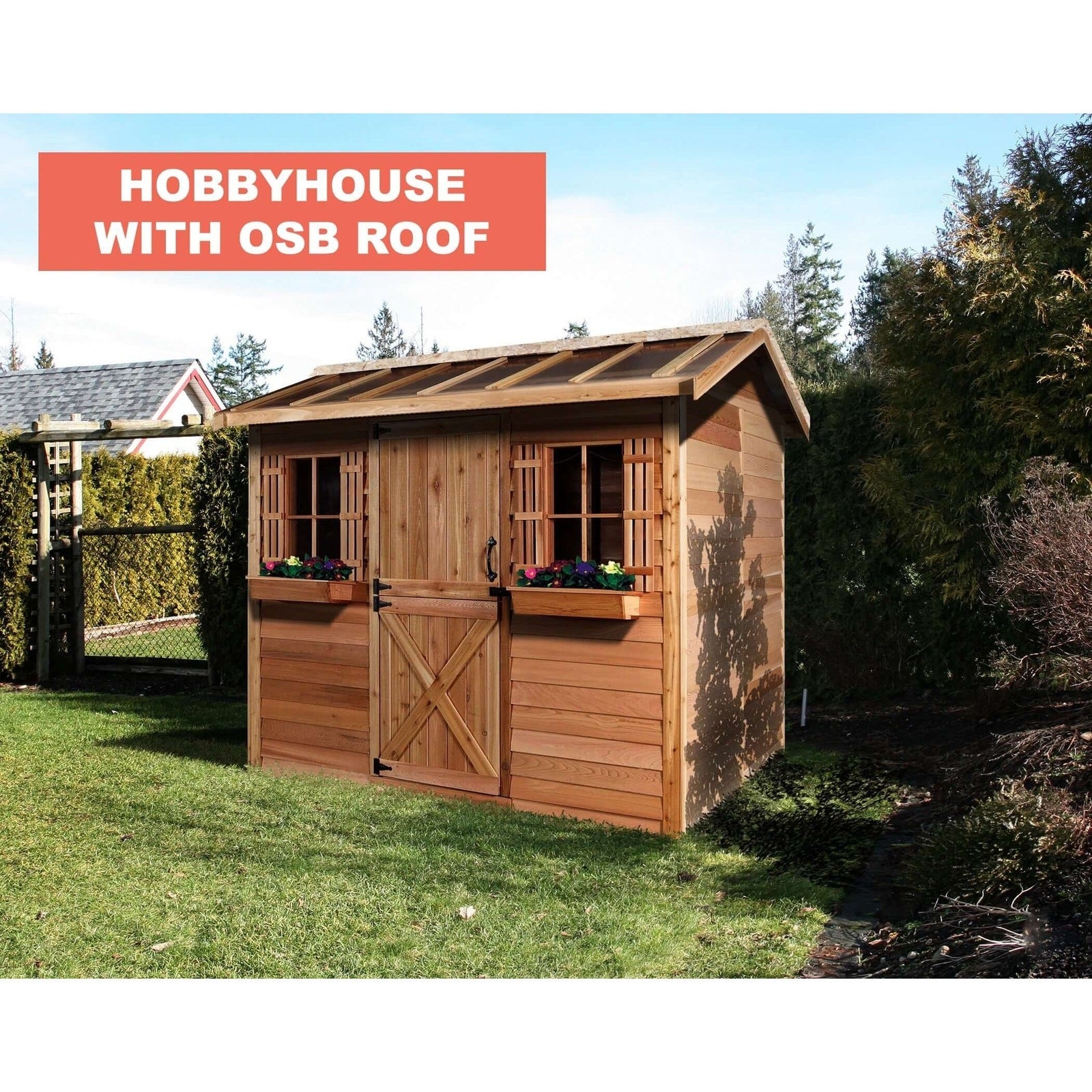 Cedarshed Hobbyhouse Prefab Shed Kits - HH96