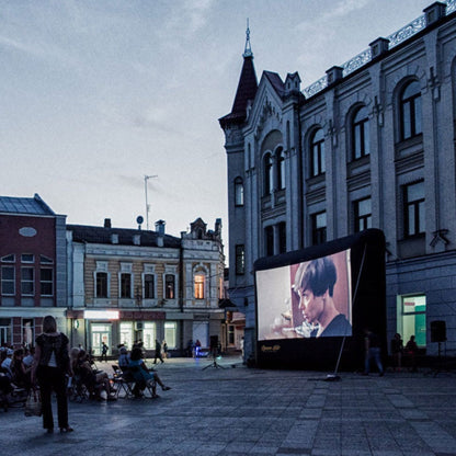 Open Air Cinema Home Outdoor Movie Screen Kit - H-9
