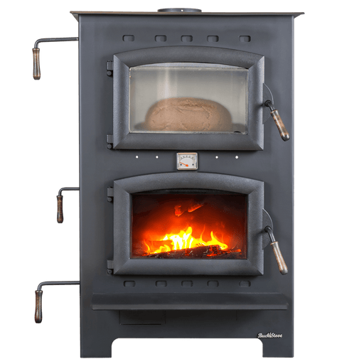 Buck Stove Homesteader Wood Burning Cook Stove 1,800 sq. ft. 28,901 BTU Black New - FP-HOMESTEADER