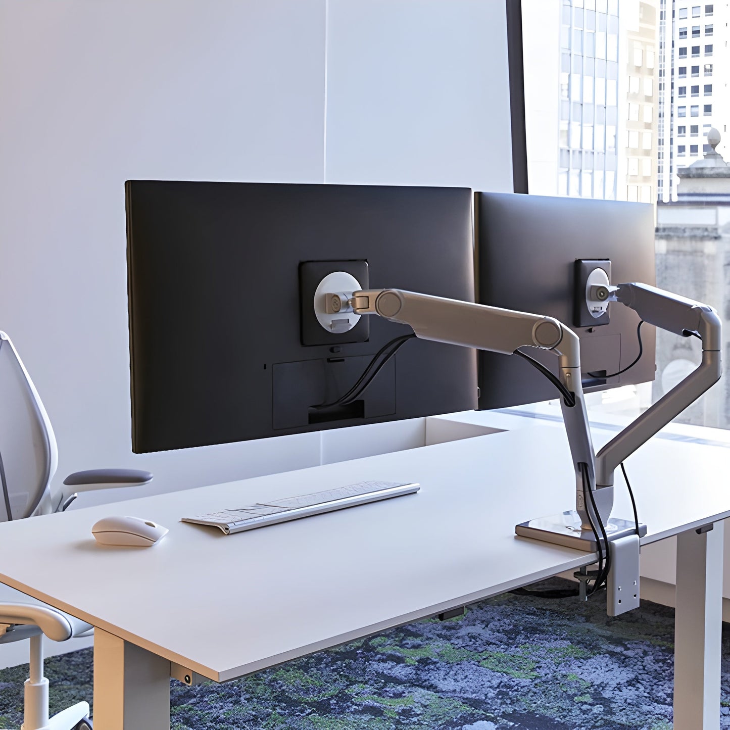 Positive Posture Humanscale M2.1 Monitor Arm - M21CMSBTB