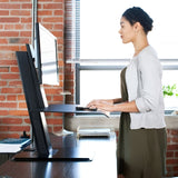Positive Posture Humanscale QuickStand Eco Height Adjustable Workstation - QSEWS