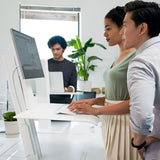 Positive Posture Humanscale QuickStand Eco Height Adjustable Workstation - QSEWS