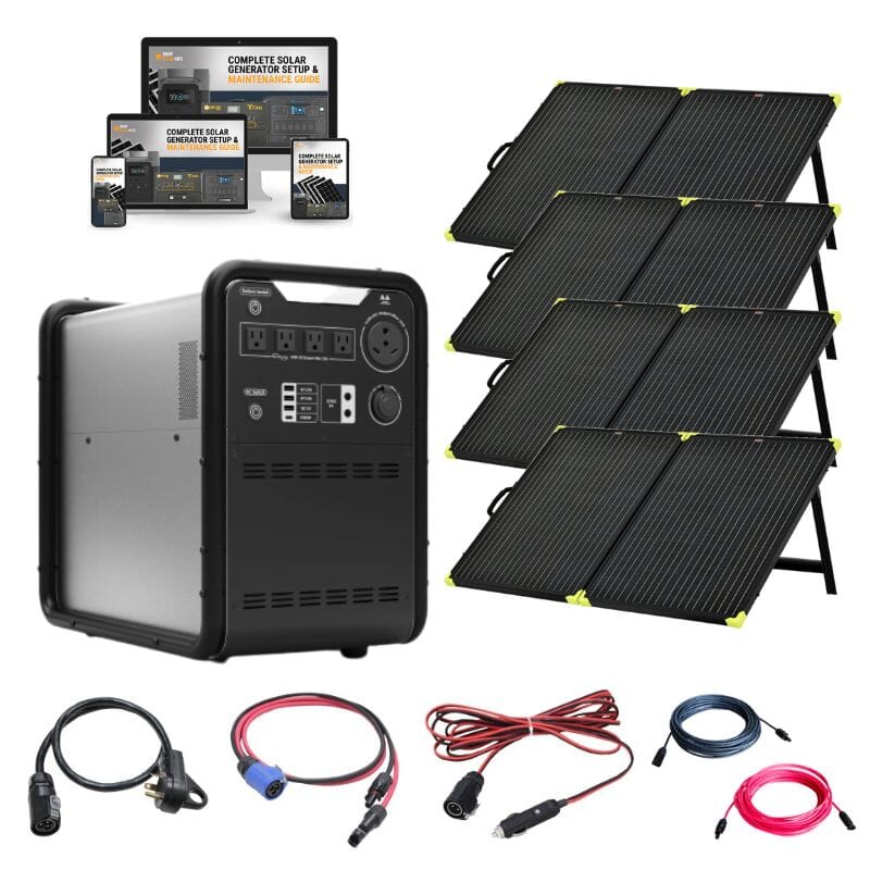 Hysolis MPS3K 4,500Wh / 3,000W Portable Power Station Setup + Choose Your Custom Bundle Option | Complete Solar Kit - HYSOLIS-MPS3K-QUAD