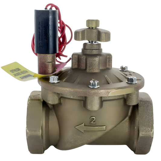 Hunter 1 1/2 in. Brass Globe Valve, Filter Sentry - IBV151GFS