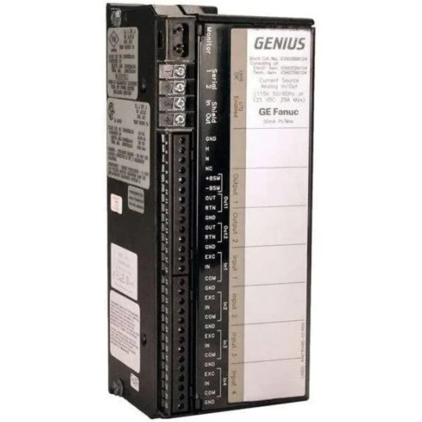 Fanuc Corporation Ge Fanuc Block 115VAC/125VDC Analog Current Source 6 Outputs - IC660BBA105