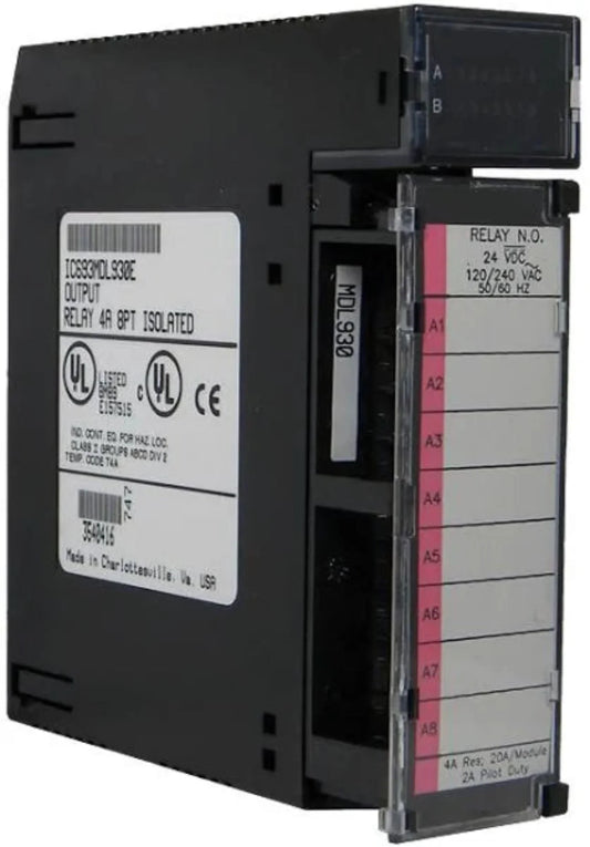 Fanuc Corporation GE FANUC 4 Amp Isolated Relay Output Module - IC693MDL930