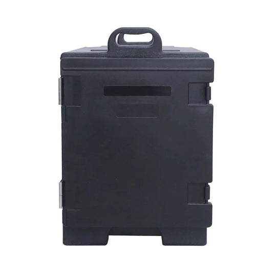 CAC China Table Pan Carrier Insulated 1/1 Size W/ Extended Hdl Black Set - ICTP-3