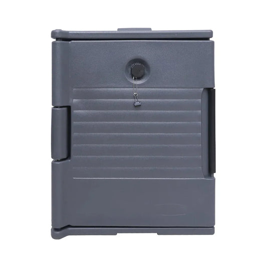 CAC China Table Pan Carrier Insulated 1/1 Size 26-3/8x18-1/2x24-1/4"H Gray Set - ICTP-4