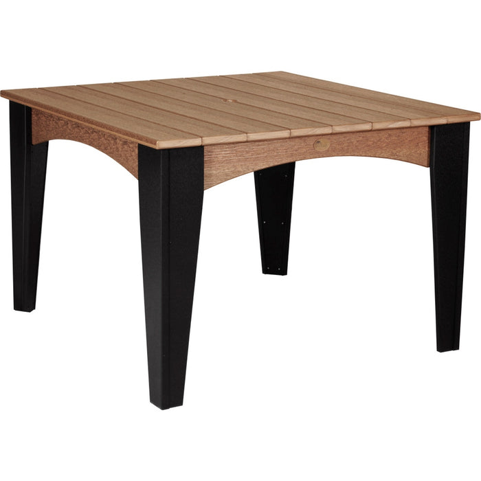 LuxCraft Island Dining Table 44" Square - IDT44SCHB