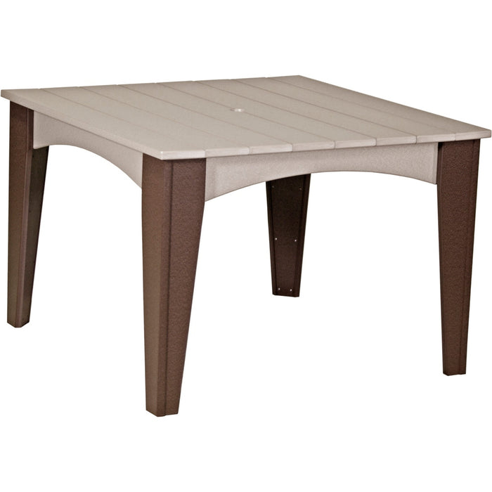 LuxCraft Island Dining Table 44" Square - IDT44SCHB