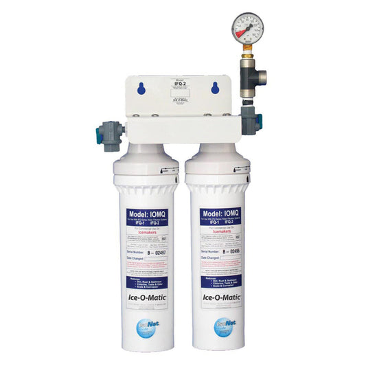 Ice-O-Matic 10" Double Ice Machine Water Filter,  0.5 Micron and 3 GPM - IFQ2