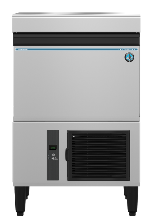 Hoshizaki | 25" Wide Air-Cooled Sphere Cube Ice Maker w/ Built-In Storage Bin -  IM-50BAA-Q