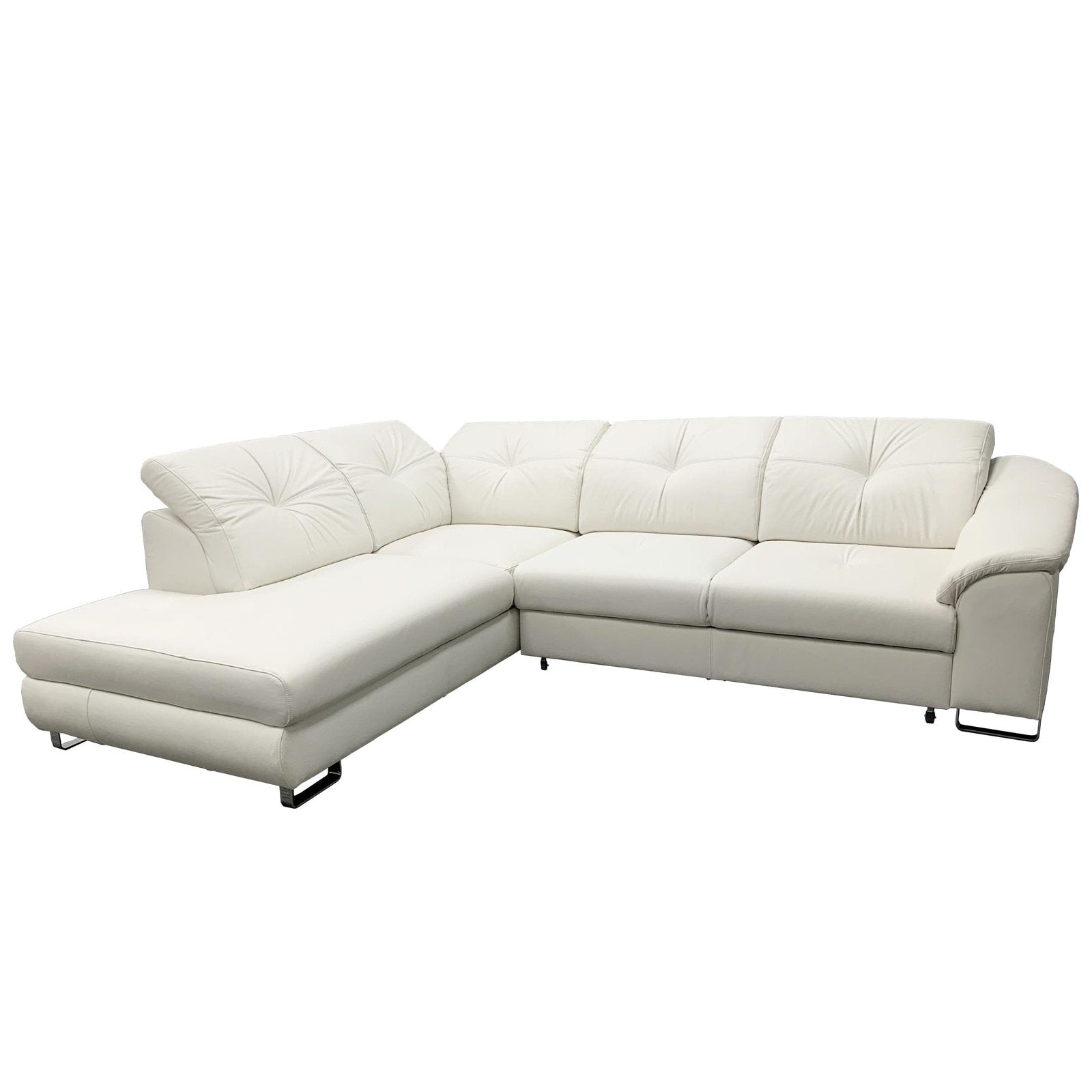 Maxima House EGO Leather Sectional Sleeper Sofa, Left Corner - BEN024