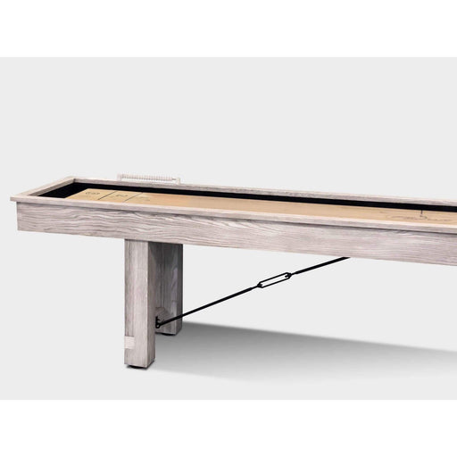 Playcraft Montauk Shuffleboard Table in Weathered Whitewash - SHMONWSH09