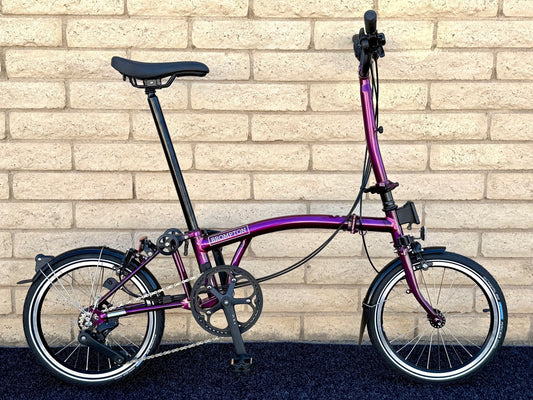 Brompton C Line 12-Speed High-HB Amethyst Lacquer