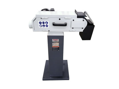 Kaka Industrial BG-4 Belt Grinder, 4 x 48 in Belt Sande, Wheel Metal Belt Grinder/Sander, Sander with Cast Iron Base, High Speed Belt Grinder 110V-60HZ-1PH - 189021V110