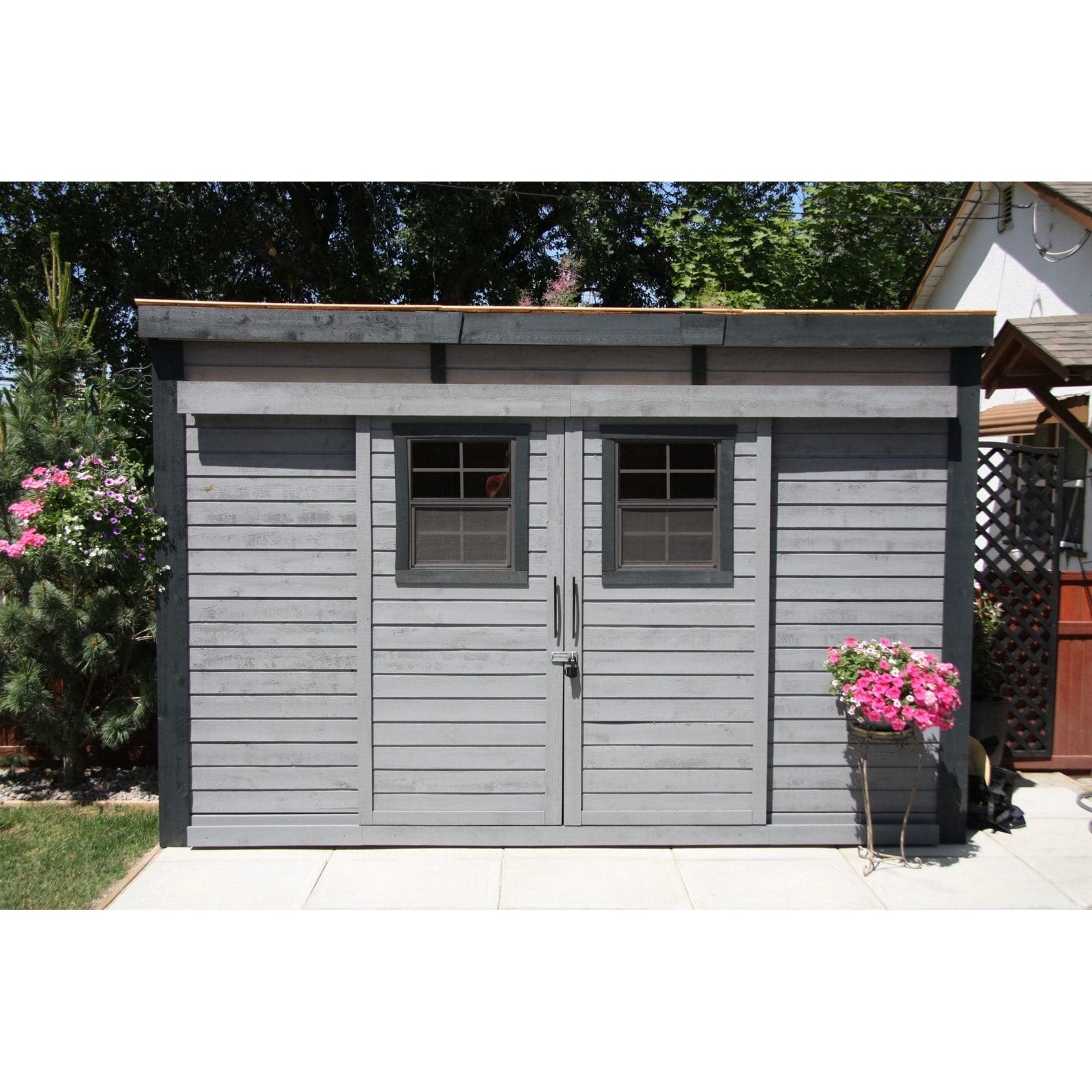 Outdoor Living Today 12'×4' Garden Saver with Sliding Doors - GS124-Slider