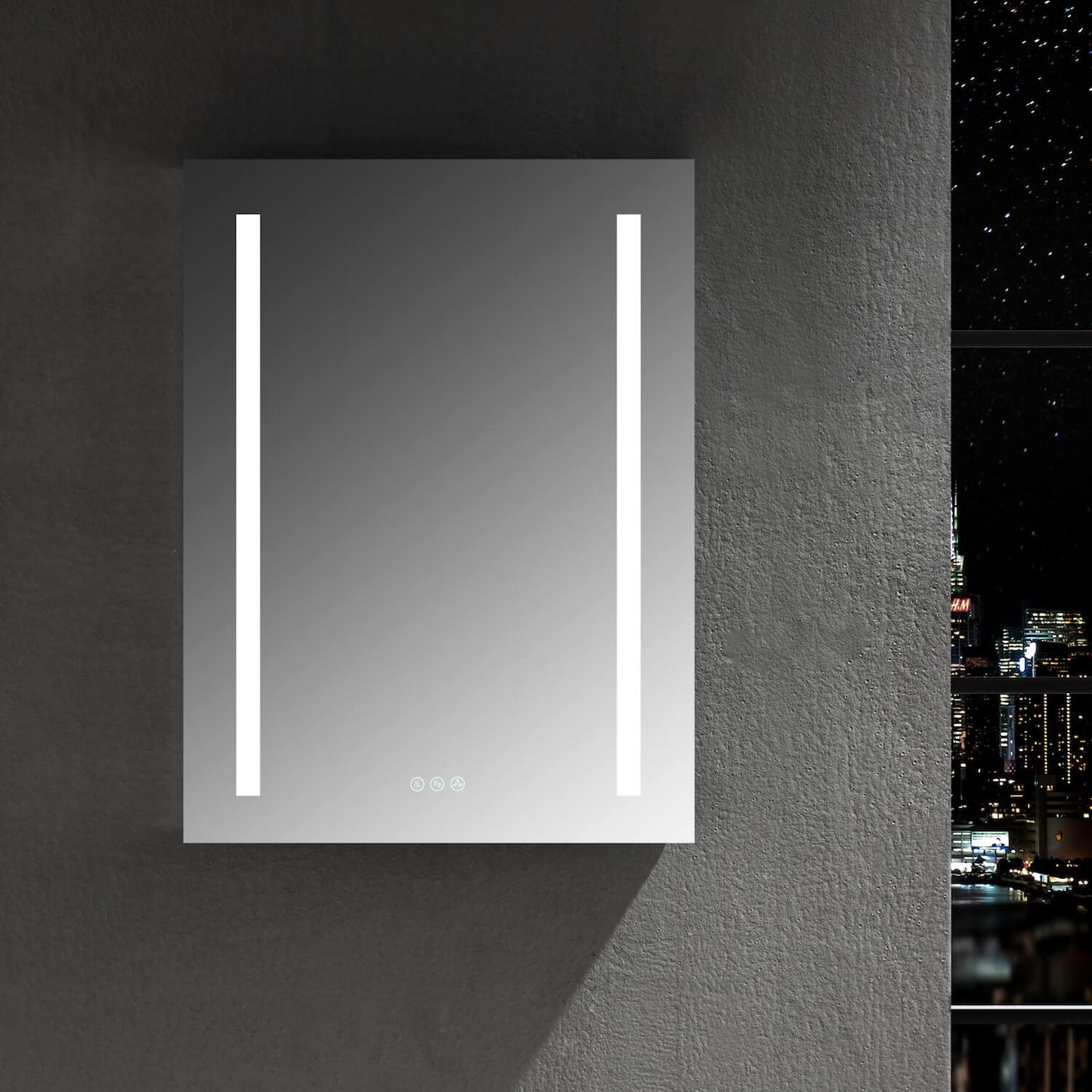 Blossom Pillar – 24 Inches LED Medicine Cabinet - MCL1 2432L