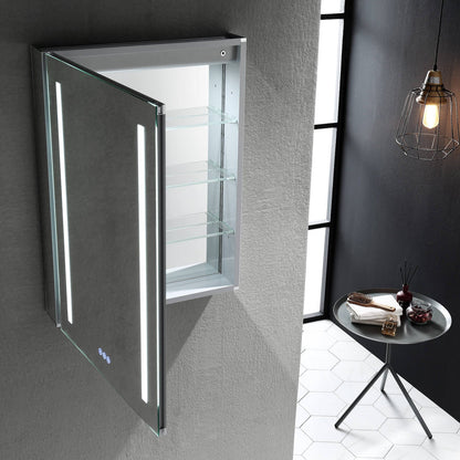 Blossom Pillar – 24 Inches LED Medicine Cabinet - MCL1 2432L