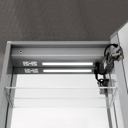 Blossom Pillar – 24 Inches LED Medicine Cabinet - MCL1 2432L