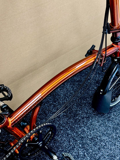 Brompton Pre-Owned Superlight High-HB 6-Speed Flame Lacquer