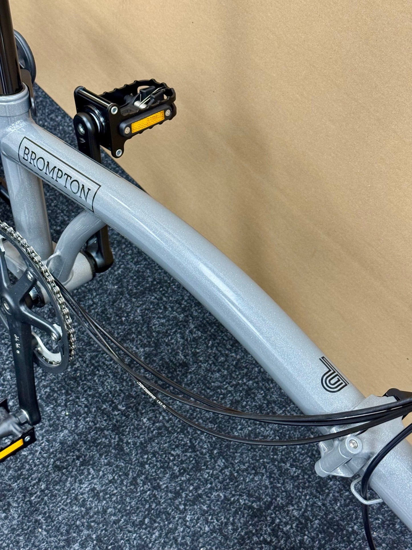 Brompton Pre-Owned P Line 12-Speed High-HB Grey Metallic