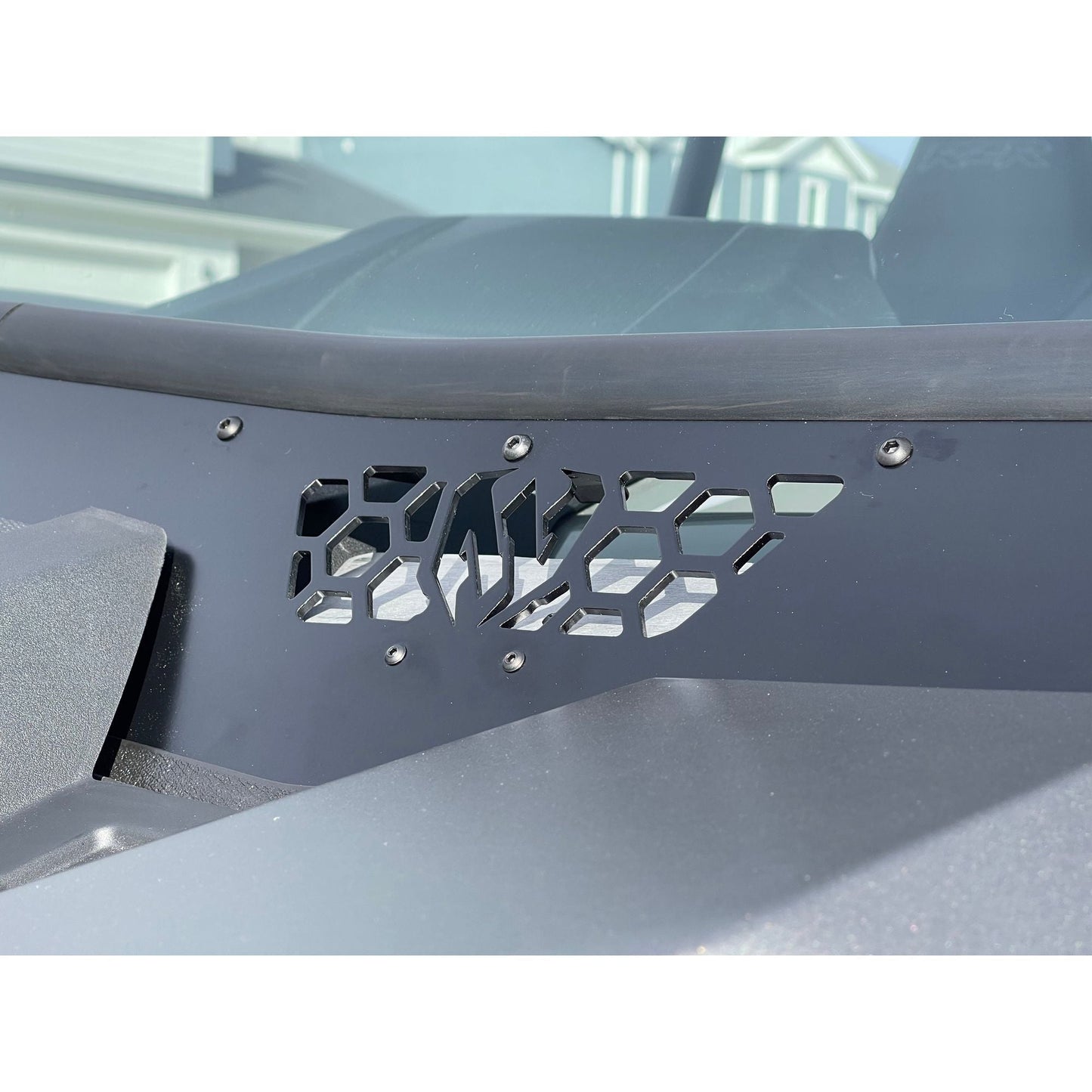 Moto Armor Polaris RZR XP Full Glass Windshield - MA-RZXP-WS-GLS-BLK-Y