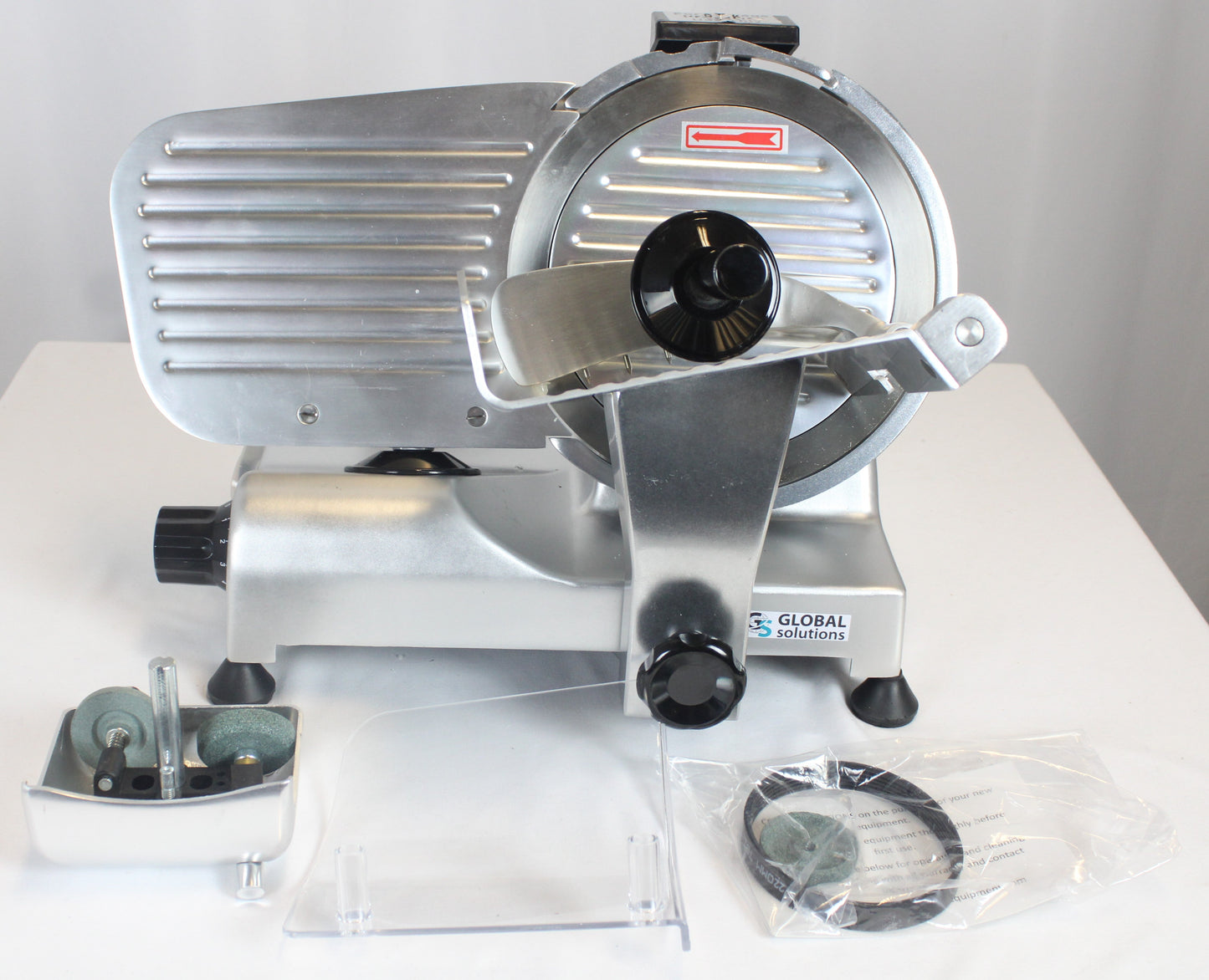 Nemco Global Solutions GS1600 *Ding & Dent* 9" Manual Meet Slicer (#3086) - 3086DDNGS1600