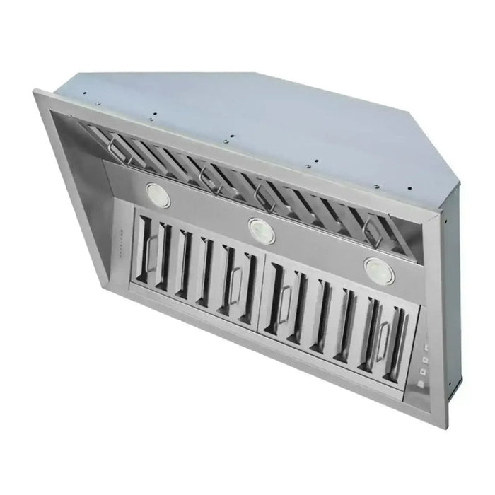 Hauslane 21" Deep 800 CFM Convertible Built-In Insert Range Hood in Stainless Steel -IN-R300SS-34